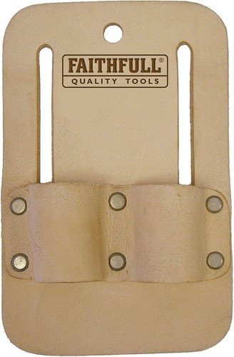 Faithfull tan leather double - leather,