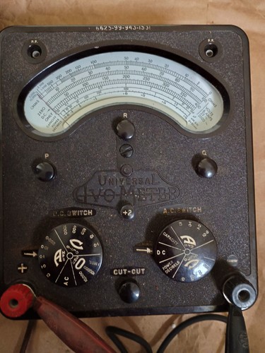 Vintage universal avometer - vintage,