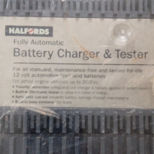 Halfords battery charger - halfords,