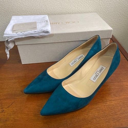 Jimmy choo teal - jimmy, suede