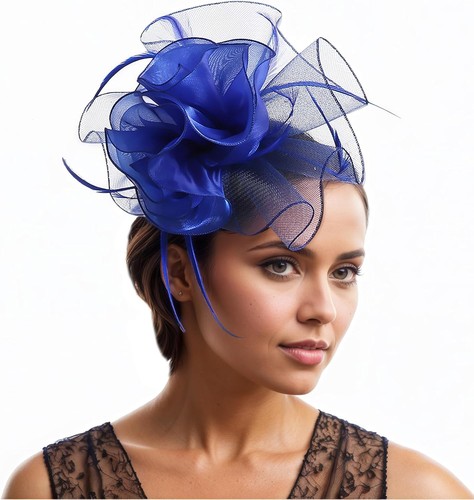 Women fascinators hat organza - women,