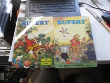 Rupert the Bear annuals 1972 1973  VG CONDITION