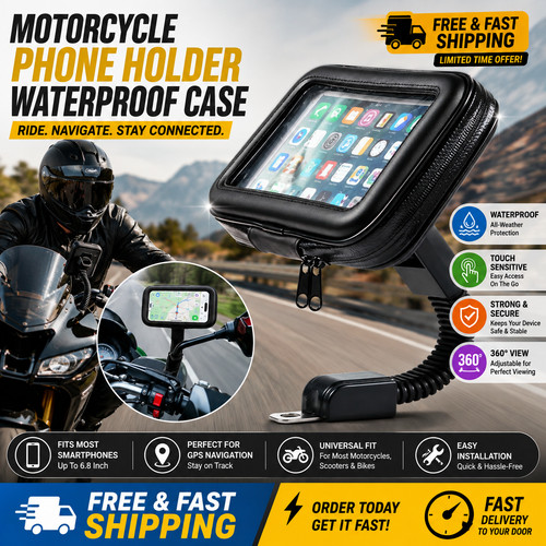Waterproof motorcycle phone - waterproof,