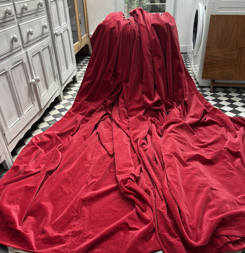 Vintage cotton velvet - cotton,