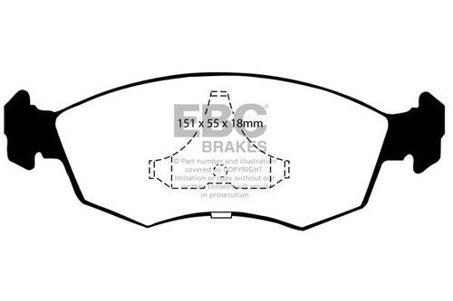 Ebc yellowstuff front brake - ebc,
