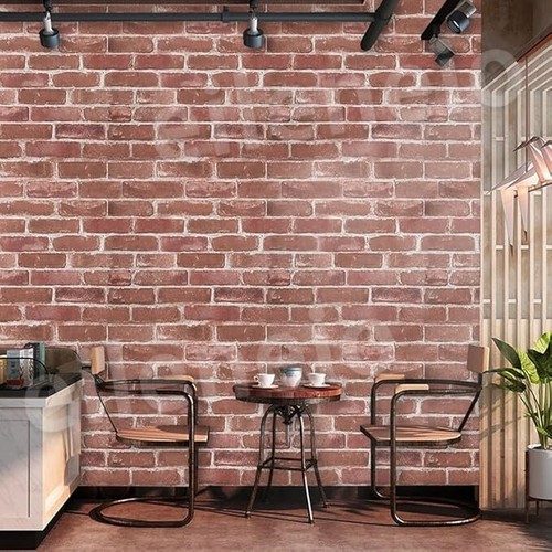 Red brick wallpaper - 3d-red,
