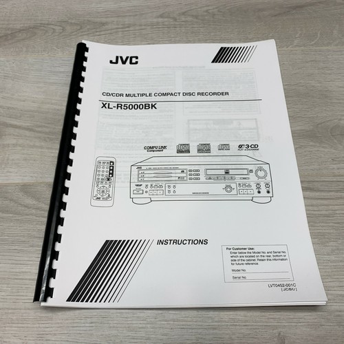 Jvc disc recorder - jvc, 3-disc