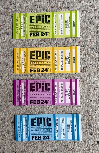 Epic elvis presley concert - epic,