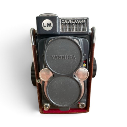 Yashica with leather case - yashica,