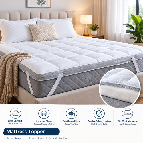Extra thick mattress topper - extra,