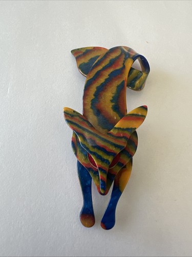 Signed lea stein tie dye - dye, swirl