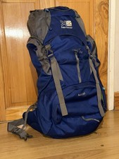 Karrimor Bobcat 65L Rucksack Trekking Hiking Backpack Colour Blue/Steel FREEPOST