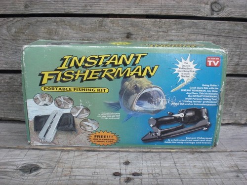 Instant fisherman flying - instant,