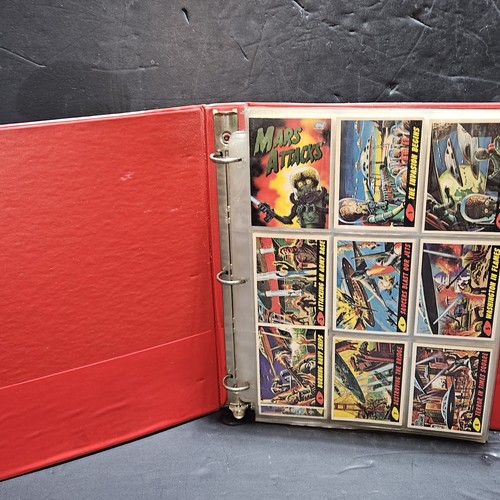 Mars attacks cards album - cards,