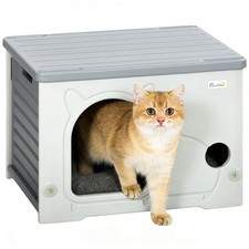 PawHut Cat House Stackable Cat