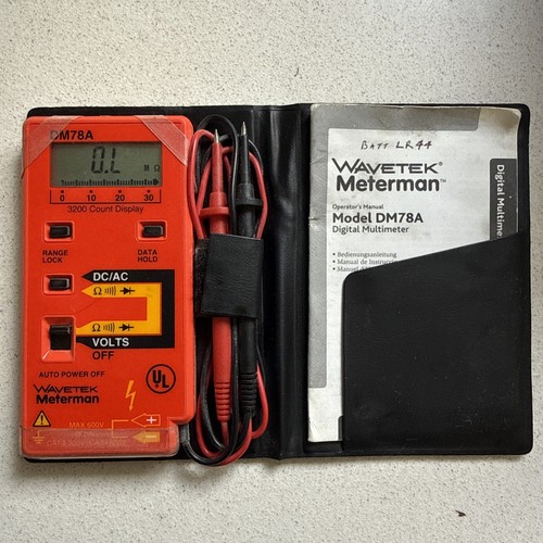 Wavetek meterman dm78a - wavetek,