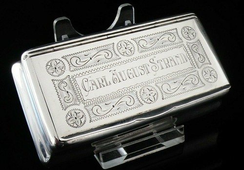 Vintage swedish silver - silver, snuff