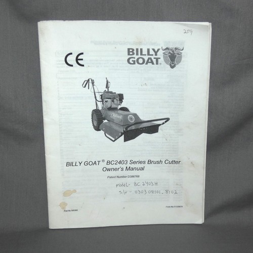 Billy goat bc2403 series brush - billy,