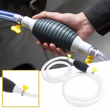 ?Hand Siphon Pump Petrol Diesel Water Oil Liquid Fuel Transfer Easy Use Pump UK
