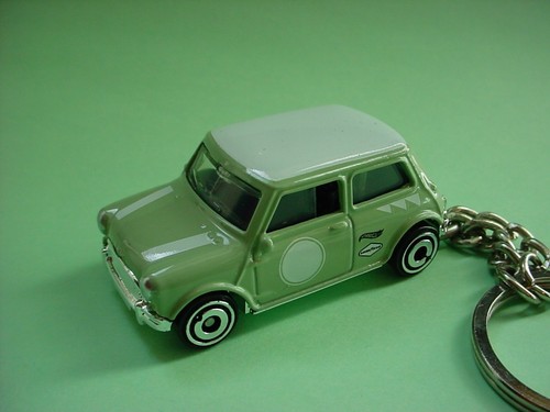 Green mini cooper custom - green,