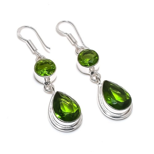Green peridot gemstone - green,