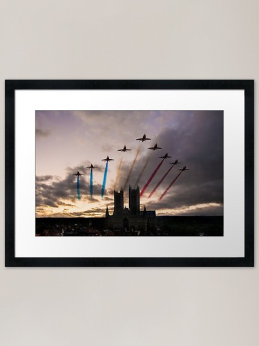 Red arrows over lincoln - arrows,