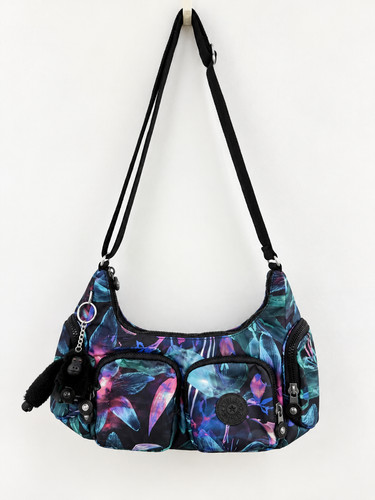 Kipling floral nylon shoulder - kipling,