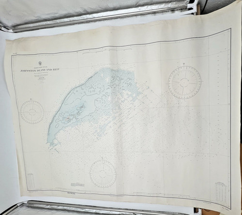 1942 nautical chart johnston - chart,