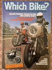which bike magazine August 1980 Rd 250 LC - GSX 1100 Cagiva RX 250