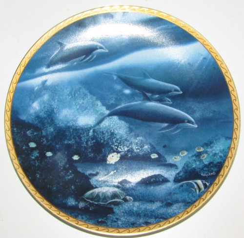 Hawaii dolphins plate - hawaii,