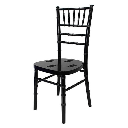 Chiavari stacking chair - chair, black