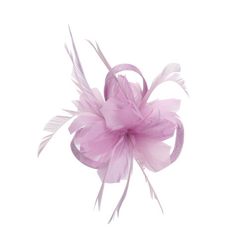 Flower hair clip feathers - clip,