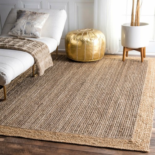 Jute rug carpet handmade - jute,