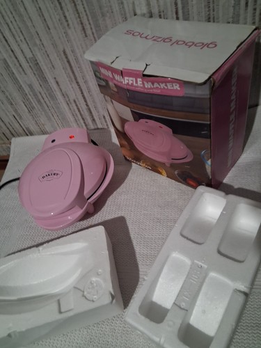 Mini waffle maker pink - mini,
