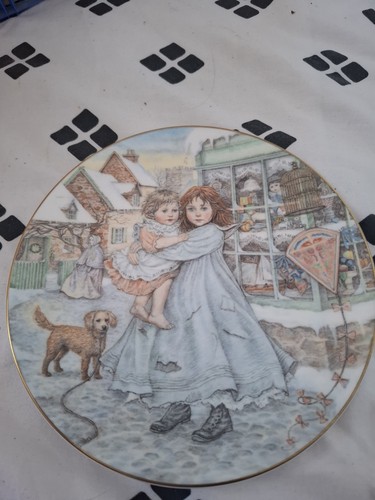The nspcc christmas plate 1987 - christmas,