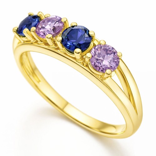 Genuine blue sapphire lab - blue,