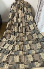 FABULOUS VERY HEAVY QUALITY JACOBEAN TAPESTRY STYLE CURTAINS