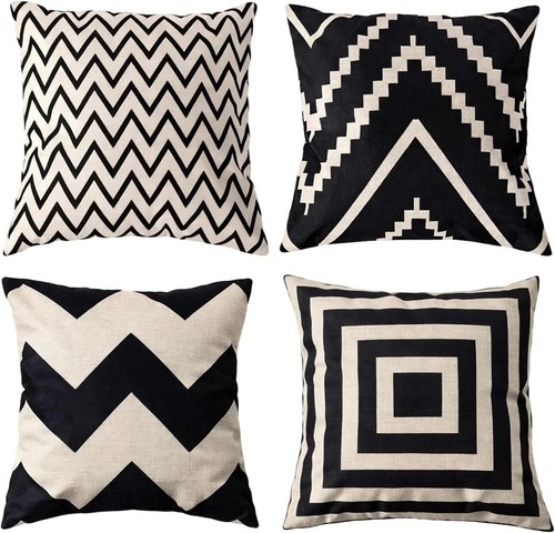 Kxrtpx black and - white, cushion
