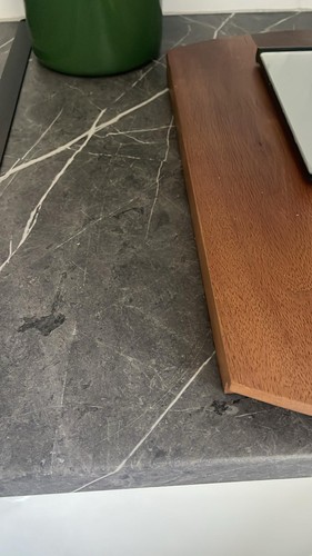 Howdens bullnose grey marble - grey,
