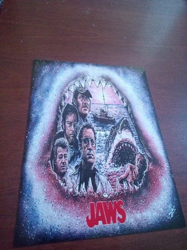 Jaws metal sign - jaws,
