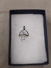 Sterling silver 925 -Genuine Herkimer Diamond Pendant -Perfect gift 