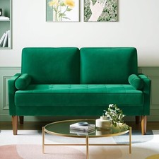 Mini 2 Seater Velvet Sofa with