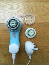 Clarisonic Mia Smart Facial Cleansing Brush Baby Blue x2 Spare Brush Heads