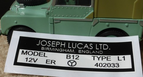 Land rover series - 86, 107