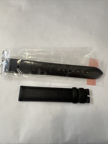 Omega 18mm black - leather, watch