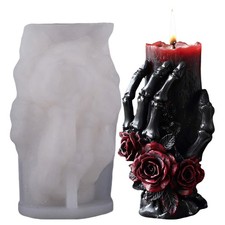 3D Skull Silicone Candle Mold