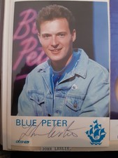 John Leslie Blue Peter Signed