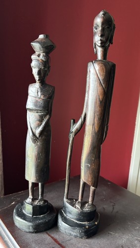 Vintage hand carved wooden - hand,
