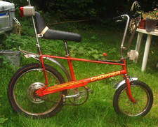 COLLECTABLE ORIGINAL GENUINE Mk2 RED RALEIGH CHOPPER c 1975 Collection Only