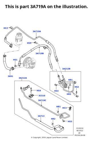Land rover hose freelander - hose,